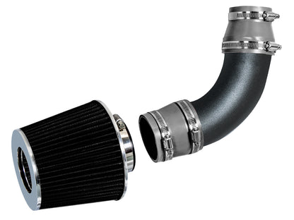 Rtunes Racing WSI-CH-22 matte black pipe short ram air intake, Gray