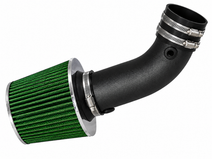 Rtunes Racing WSI-CH-23 matte black pipe short ram air intake, Green
