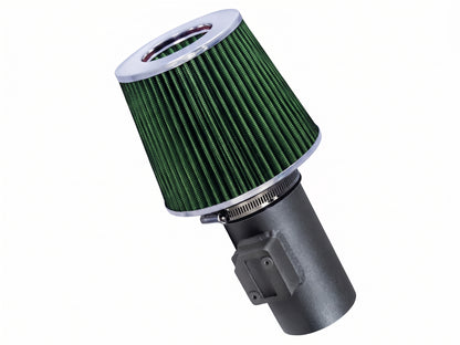 Rtunes Racing WSI-CH-32 matte black pipe short ram air intake, Green