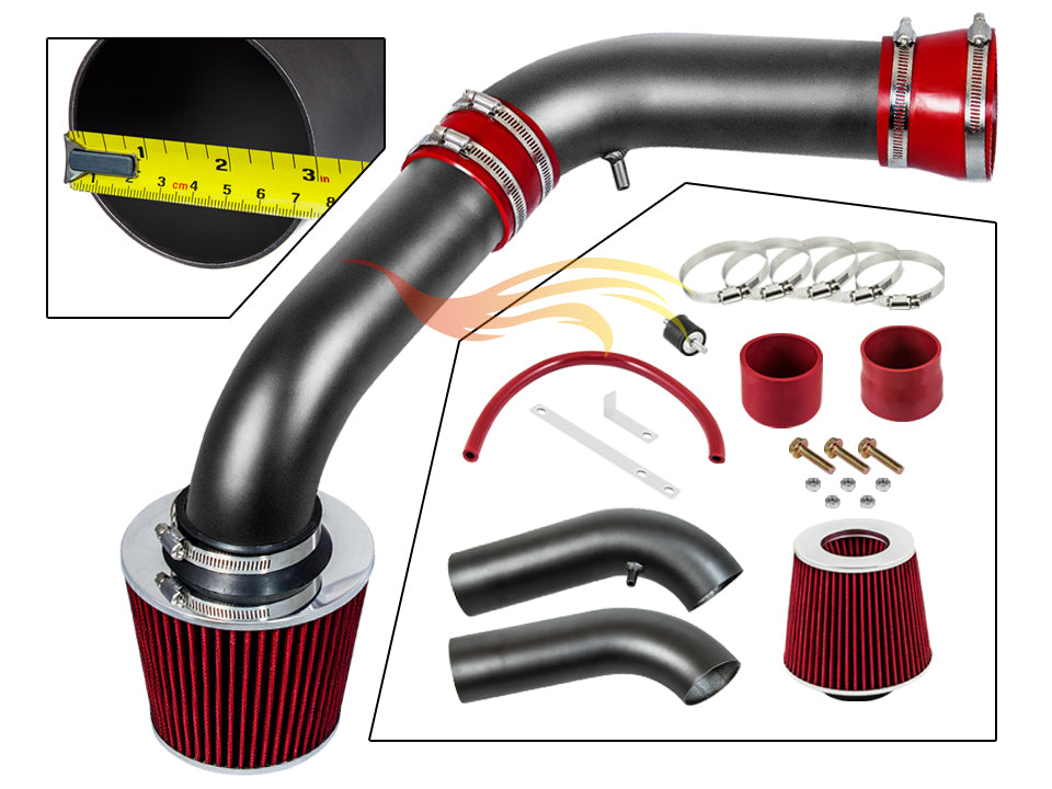Short Ram Air Intake Kit For 2002-2007 Ram 1500 3.7L & 4.7L /2003-2007 1500/2500/3500 5.7L | Rtunes Racing | WSI-DG-06RDB