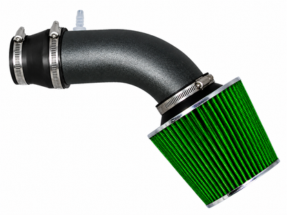 Rtunes Racing WSI-HY-06 matte black pipe short ram air intake, green