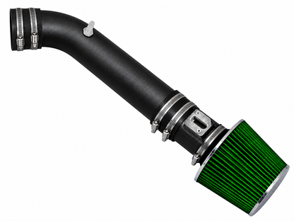 Rtunes Racing WSI-IF-02 matte black pipe short ram air intake, green