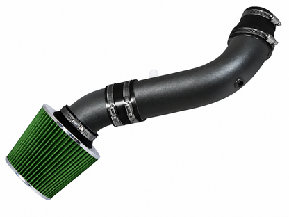Rtunes Racing WSI-JP-09 matte black pipe short ram air intake, green