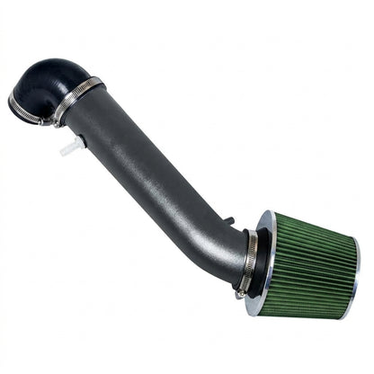 Short ram air intake kit for 1991-1995 Jeep Wrangler, green with matte black pipe – Rtunes Racing SI-JP-10