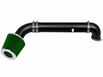 Rtunes Racing WSI-JP-11 matte black pipe short ram air intake, green