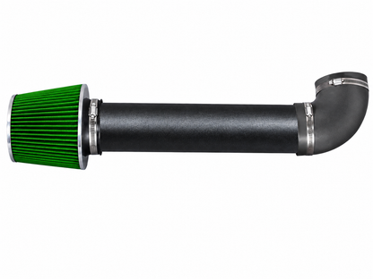 Rtunes Racing WSI-JP-12 matte black pipe short ram air intake, green