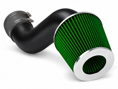 Rtunes Racing WSI-JP-14 matte black pipe short ram air intake, green
