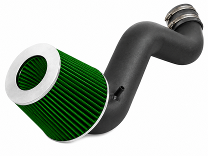 Rtunes Racing WSI-JP-16 matte black pipe short ram air intake, green