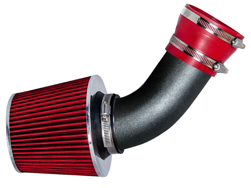 SI-MB-01 matte black intake with red filter