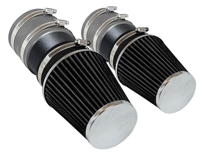 SI-MB-04 matte black intake with gray filter
