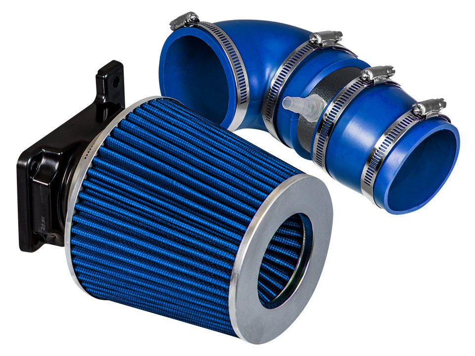 SI-MT-07 matte black intake with blue filter