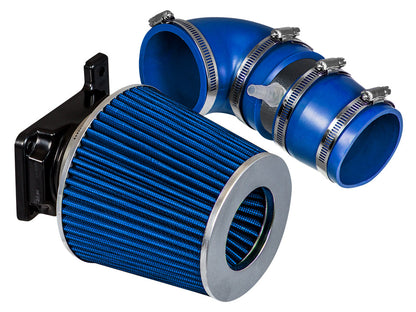 SI-MT-07 matte black intake with blue filter