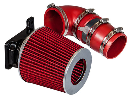 SI-MT-07 matte black intake with red filter
