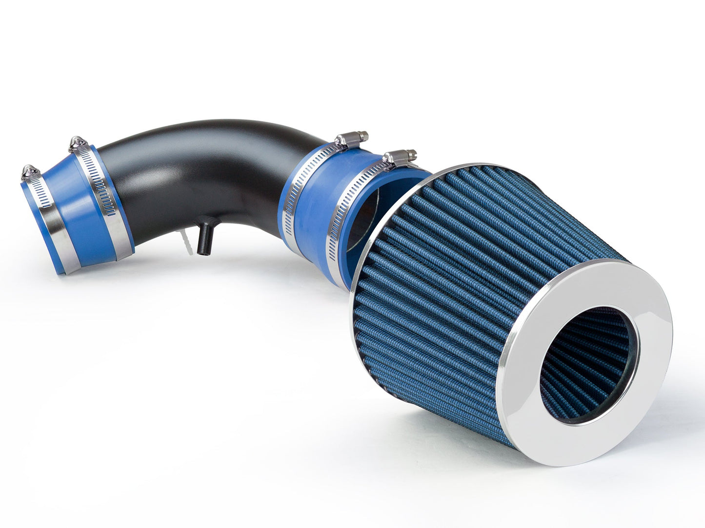 SI-MZ-08 matte black intake with blue filter