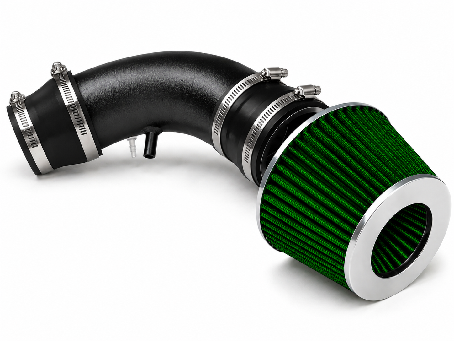 SI-MZ-08 matte black intake with green filter