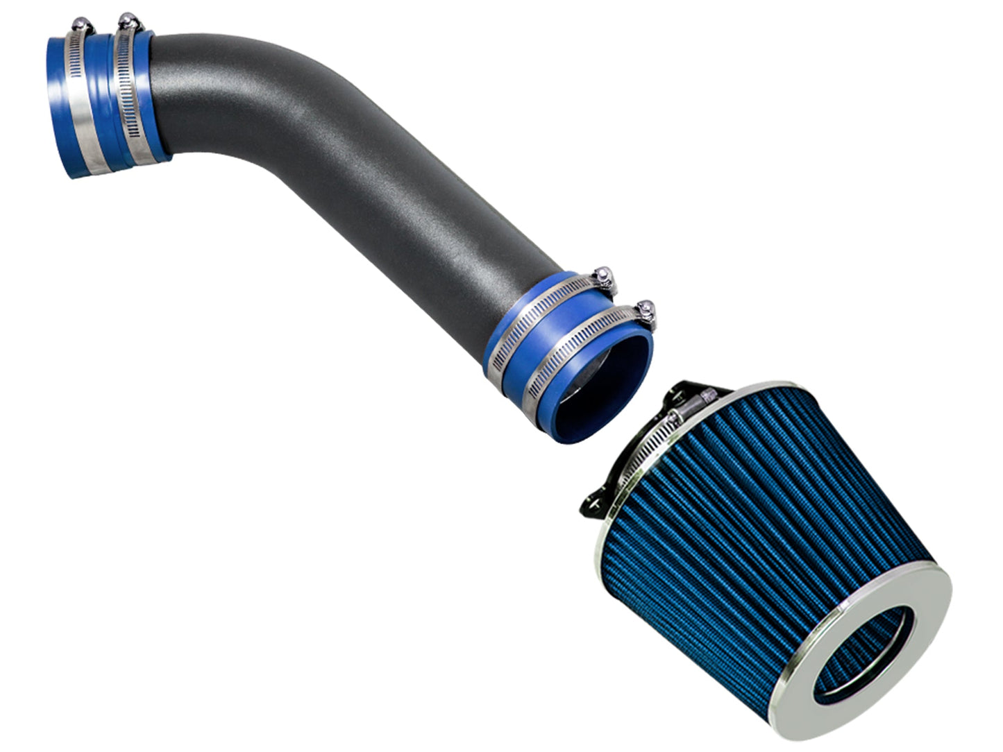SI-NS-06 matte black intake with blue filter