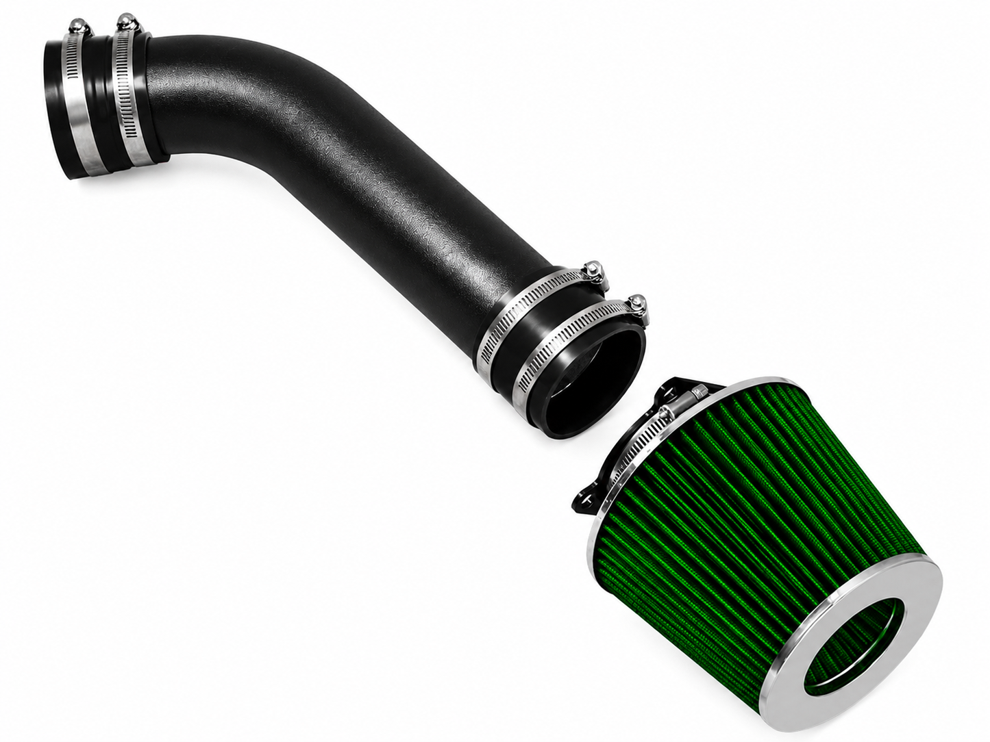 SI-NS-06 matte black intake with green filter