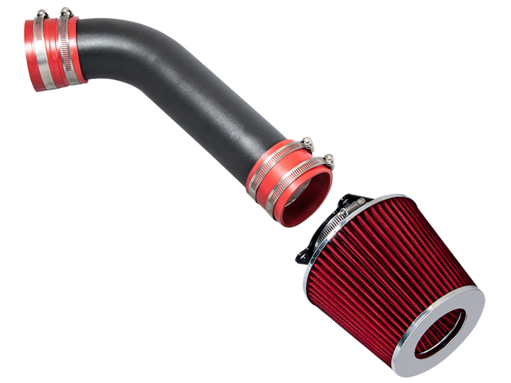 SI-NS-06 matte black intake with red filter
