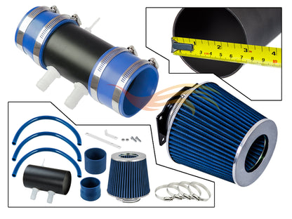 Short Ram Air Intake Kit For 1999-2004 Nissan Frontier/Xterra V6 & Supercharged | Rtunes Racing | WSI-NS-07BLB
