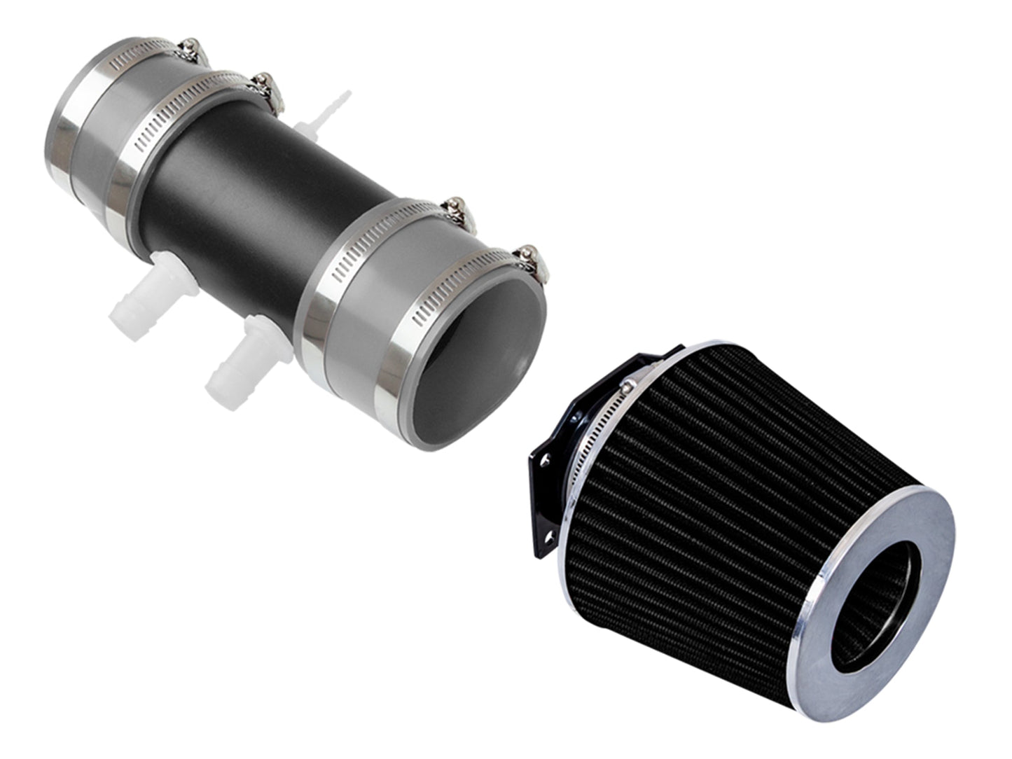 SI-NS-07 matte black intake with gray filter