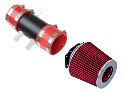 SI-NS-07 matte black intake with red filter