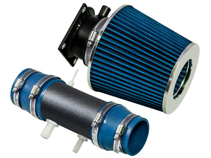 SI-NS-08 matte black intake with blue filter
