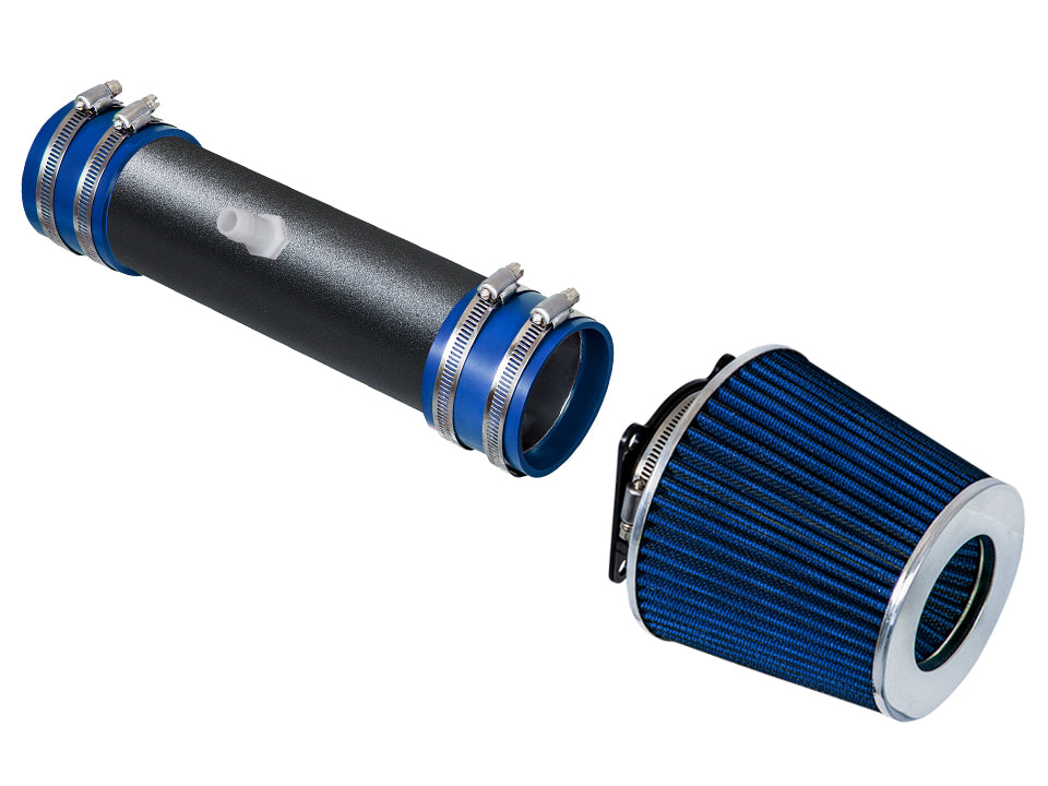 SI-NS-09 matte black intake with blue filter