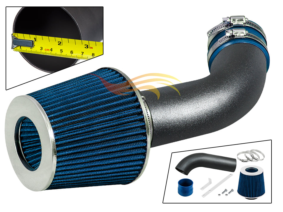 Short Ram Air Intake Kit For 1975-1983 Datsun 280Z 280Zx 2.8L N/A | Rtunes Racing | WSI-NS-10BLB