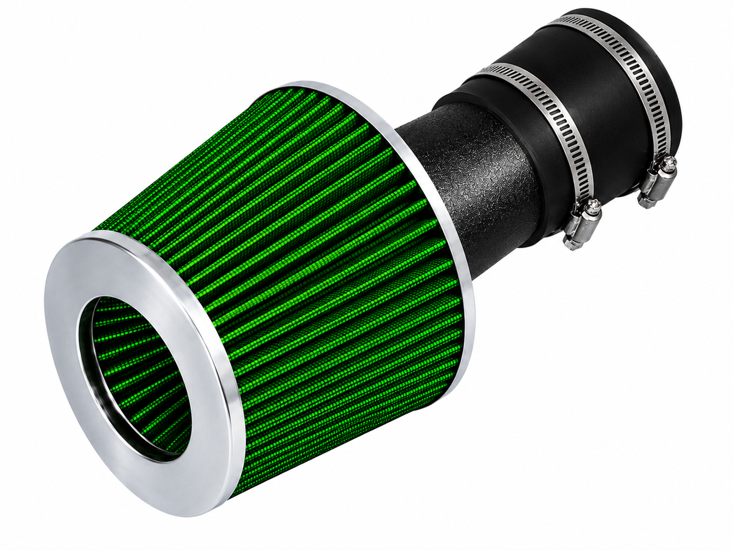 SI-PT-01 matte black intake with green filter