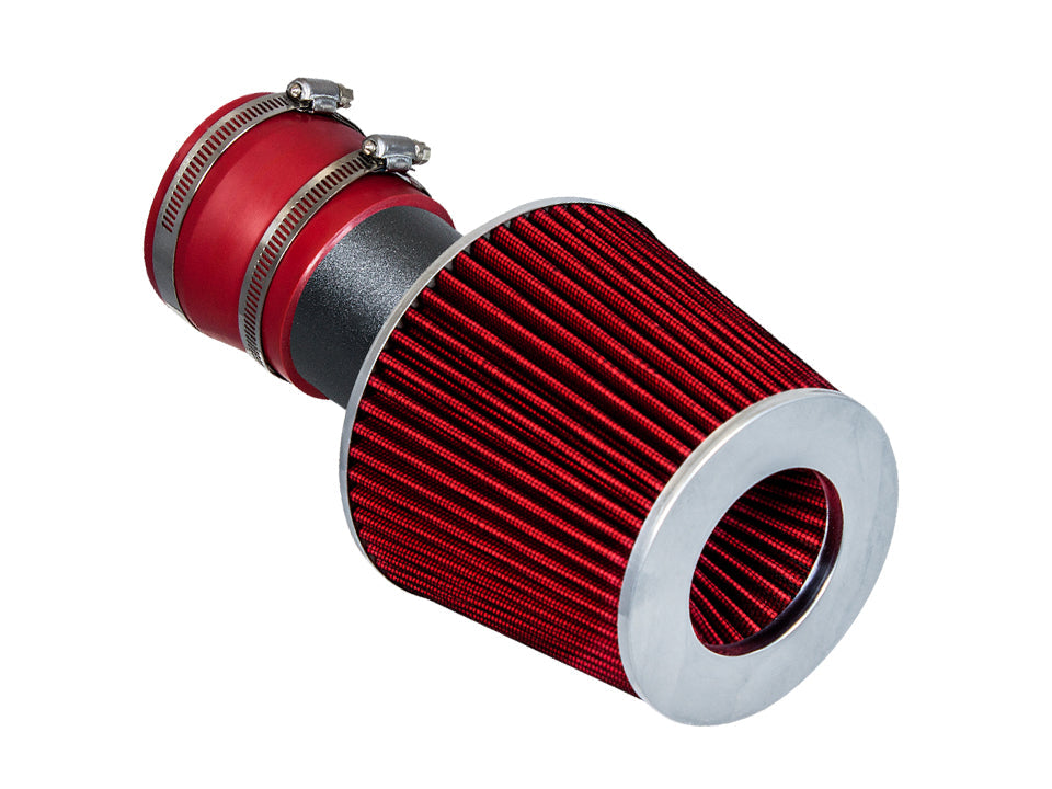 SI-PT-01 matte black intake with red filter
