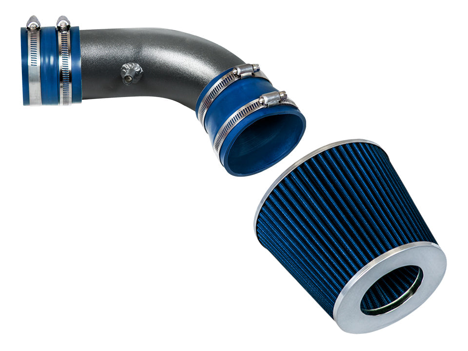 SI-PT-02 matte black intake with blue filter