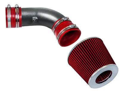 SI-PT-02 matte black intake with red filter