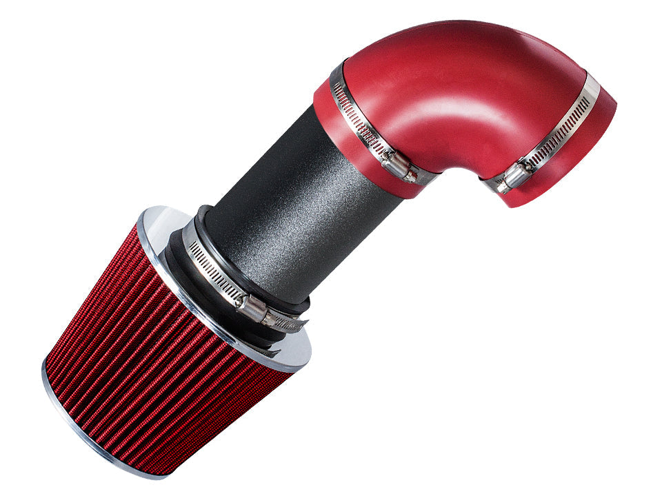 SI-RR-01 matte black intake with red filter