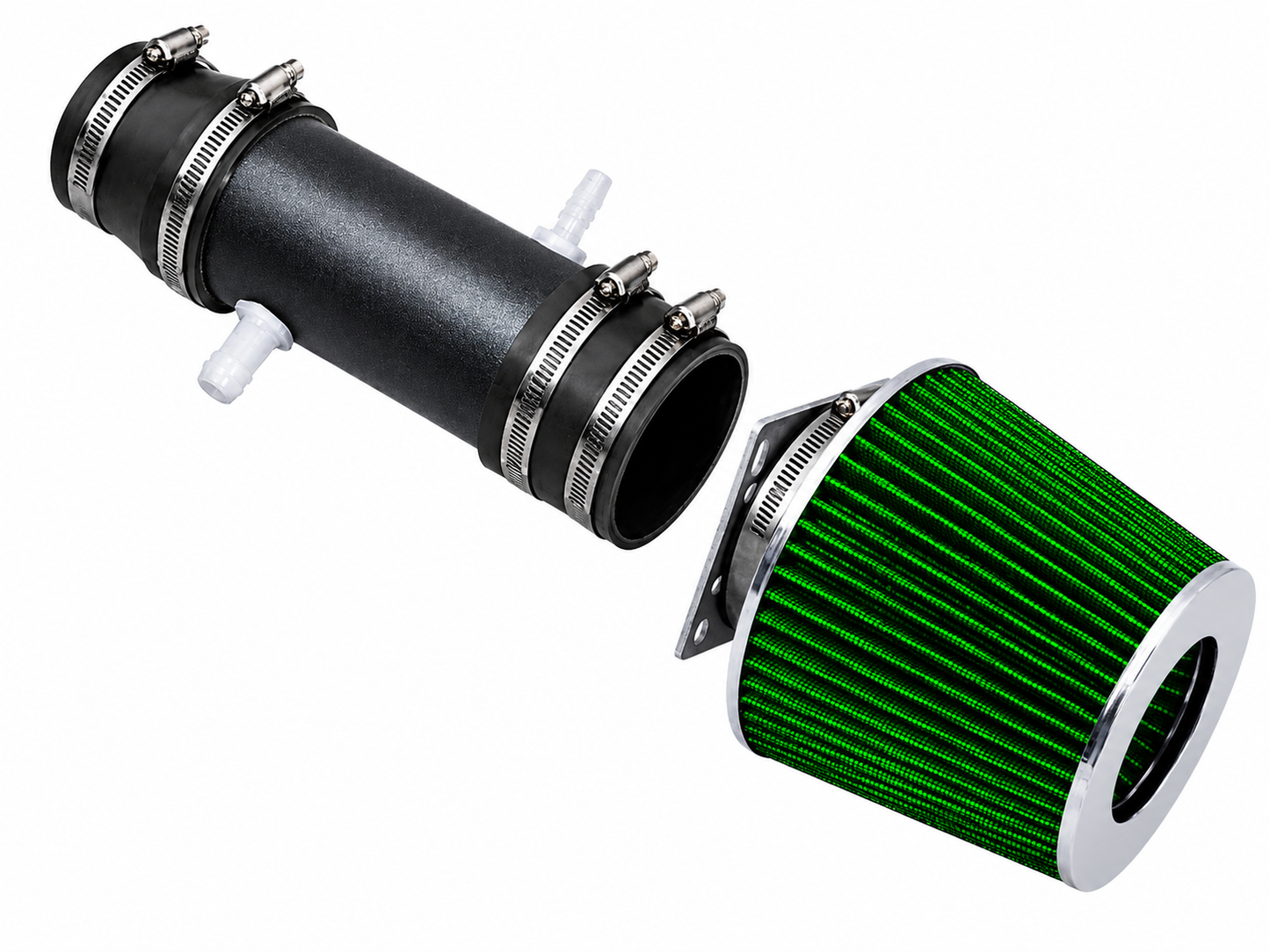 SI-TY-09 matte black intake with green filter
