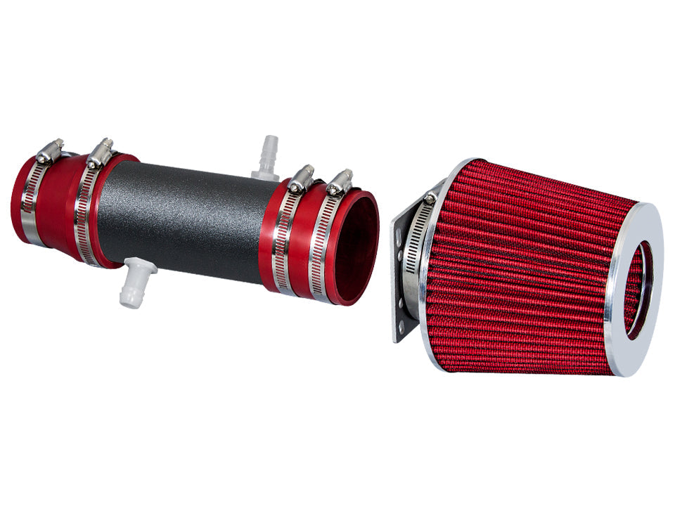 SI-TY-09 matte black intake with red filter