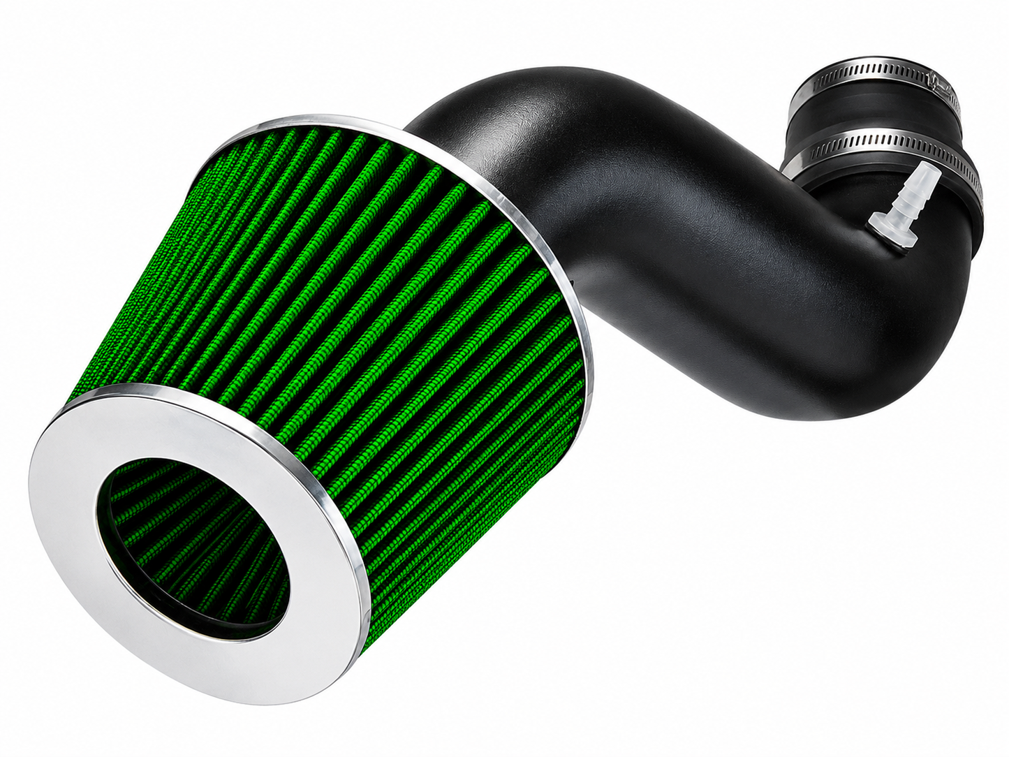 SI-TY-10 matte black intake with green filter