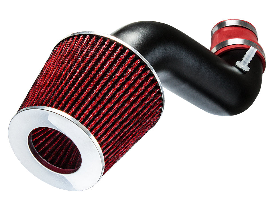 SI-TY-10 matte black intake with red filter