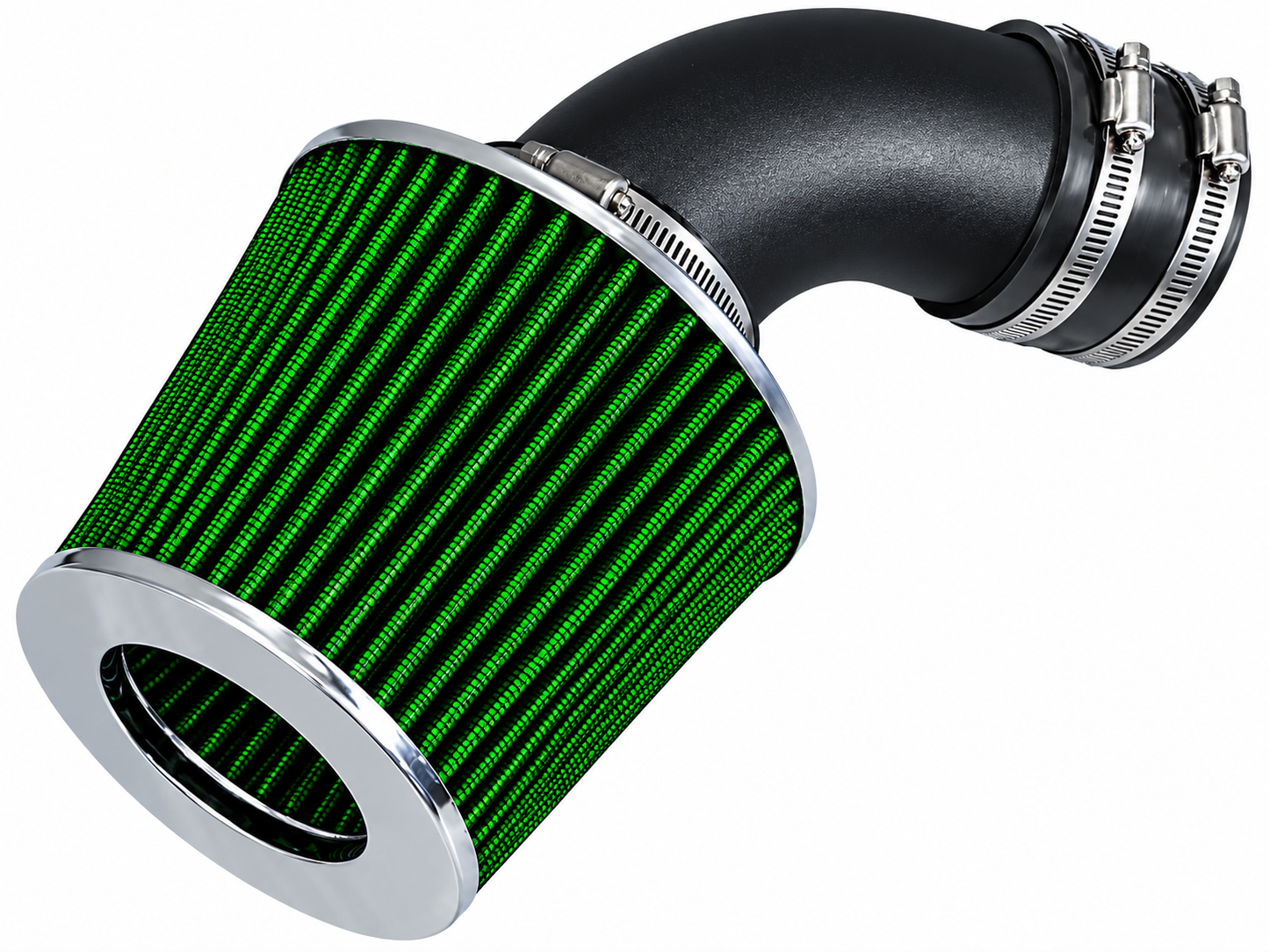 SI-TY-12 matte black intake with green filter