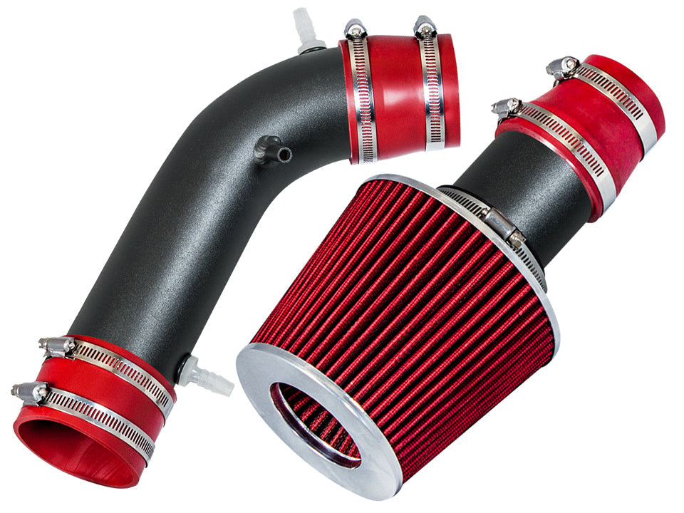 SI-TY-13 matte black intake with red filter