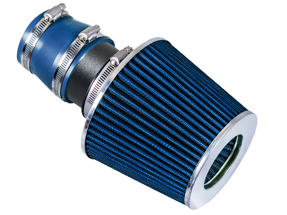 SI-VW-04 matte black intake with blue filter
