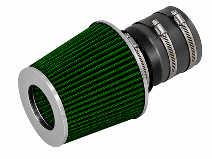Short Ram Air Intake Kit For 1999-2004 VW Golf, VW Jetta, GTI 1.8T/2.0L/Vr6 | Rtunes Racing | SI-VW-04 - Matte Black Green