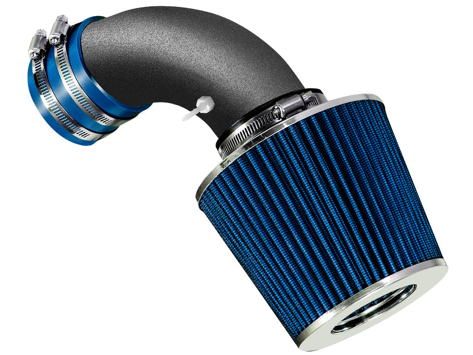 SI-VW-06 matte black intake with blue filter