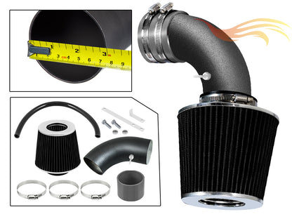 Short Ram Air Intake Kit For 1993-1998 Golf (GL/GTI/Jazz/K2/Limited/Trek), Jetta (GL/GLS/GT/K2), 1995-1998 Cabrio (Base/Highline/GLS) 2.0L L4 W | Rtunes Racing | WSI-VW-06GYB