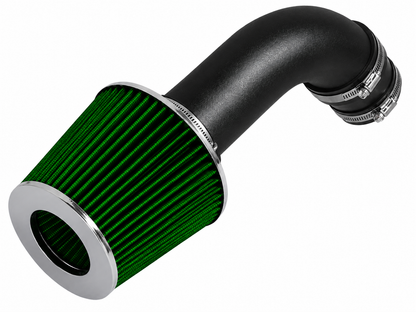 Short Ram Air Intake Kit For 2006-2008 Audi A3 2.0L L4 Turbo | Rtunes Racing | SI-VW-08 - Matte Black Green