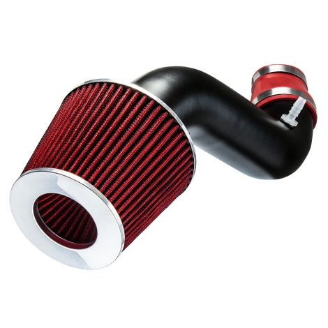 RW SERIES - MATTE BLACK PIPE RED - SHORT RAM INTAKE Compatible For 92-96 TOYOTA Camry 2.2L L4