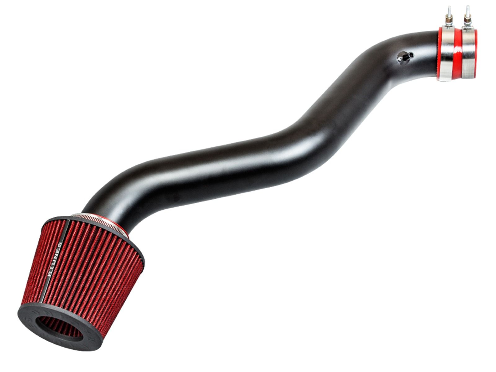 RTUNES RACING BLACK PIPE SHORT RAM AIR INTAKE + FILTER Compatible For 98-02  Honda Accord 2.3L I4 / 97-01 Honda Prelude 2.2L I4