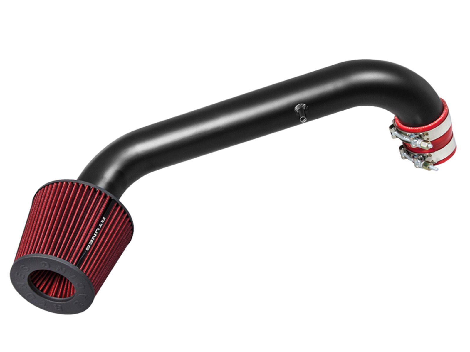RTUNES RACING BLACK PIPE SHORT RAM AIR INTAKE + FILTER Compatible For 96-00  Honda Civic DX/LX/CX 1.6L I4