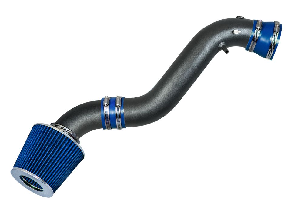 RW SERIES - MATTE BLACK PIPE BLUE - SHORT RAM INTAKE